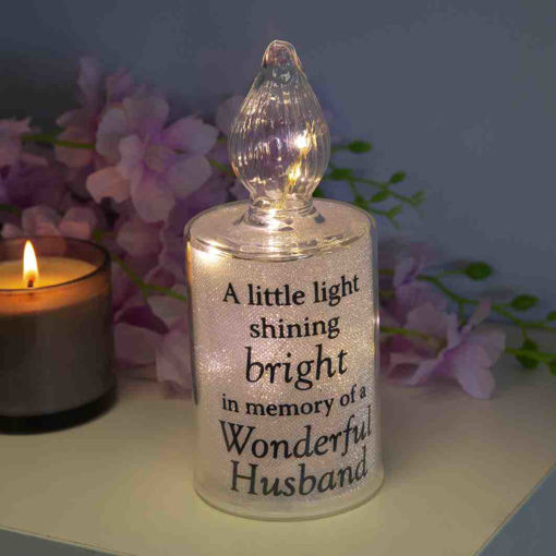 Picture of THOUGHTS OF YOU LED CANDLE HUSBAND